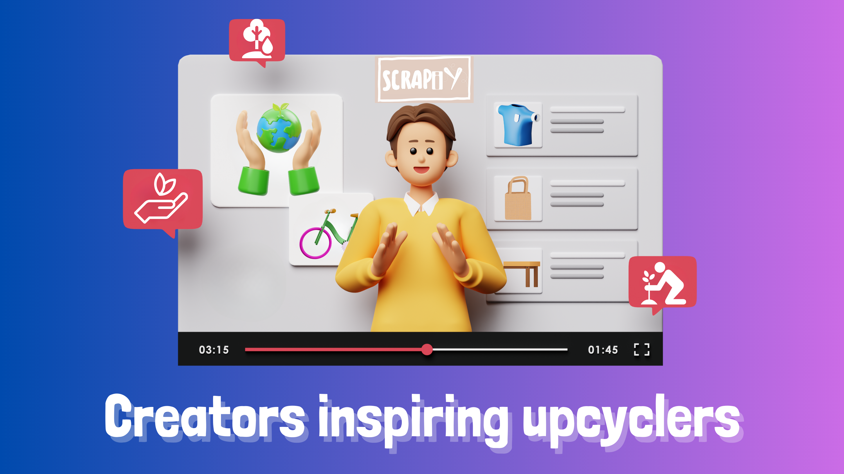 Creators inspiring upcyclers