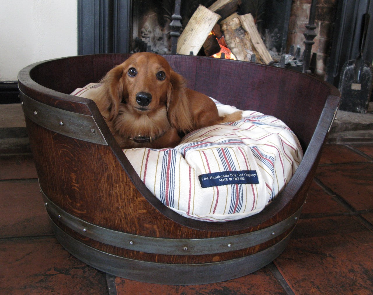 Dog Bed - Wine Barrel
