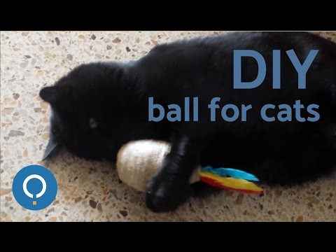 Feather Ball for Cats - Newspaper