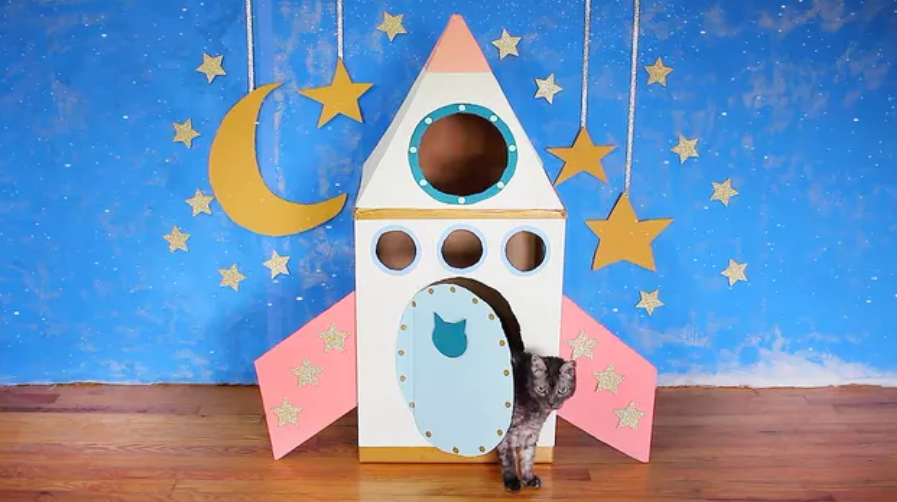 Rocket Ship - Cardboard