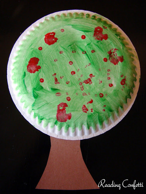 Apple Tree - Paper Plate