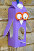 Bird Feeder (Owl) - Milk Carton