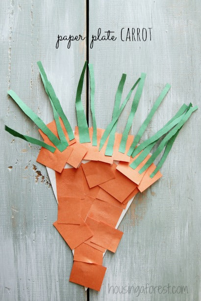 Carrot - Paper Plate