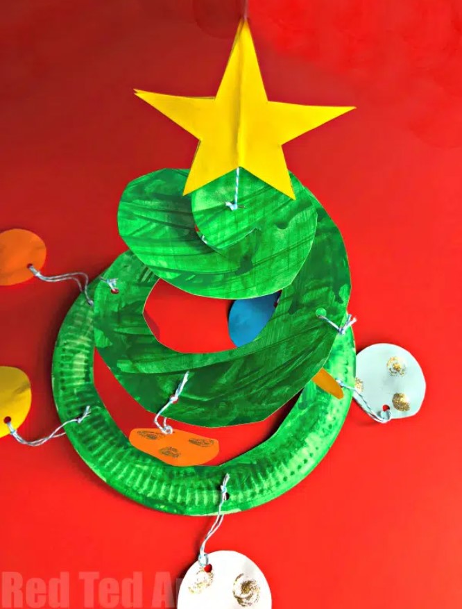 Christmas Tree - Paper Plate