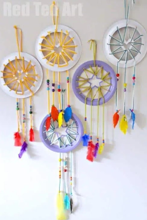 Dream Catchers - Paper Plate