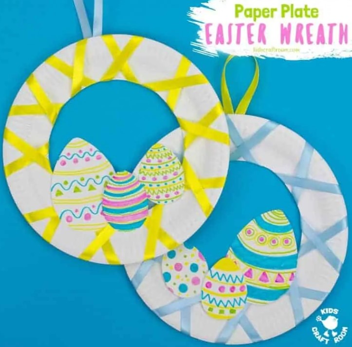Wreath (Easter) - Paper Plate