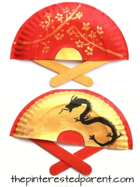 Fan (Chinese Style) - Paper Plate
