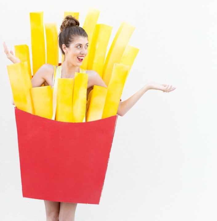 Costume (Fries) - Cardboard