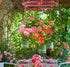 Garden Chandelier - Bicycle Wheel