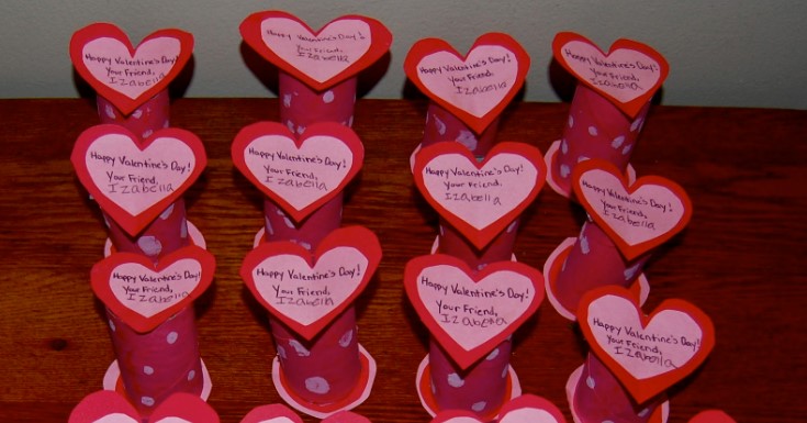 Gift Box (Heart) - Toilet Paper Roll