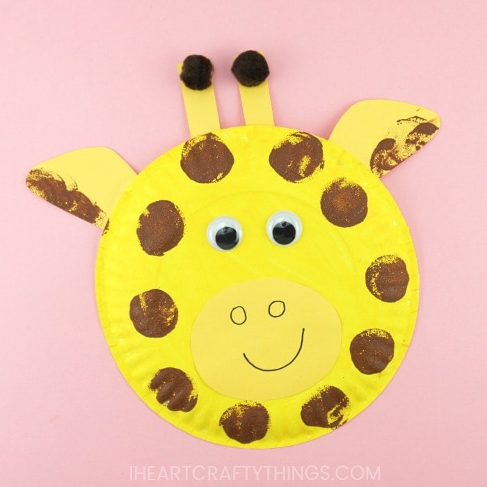 Giraffe - Paper Plate