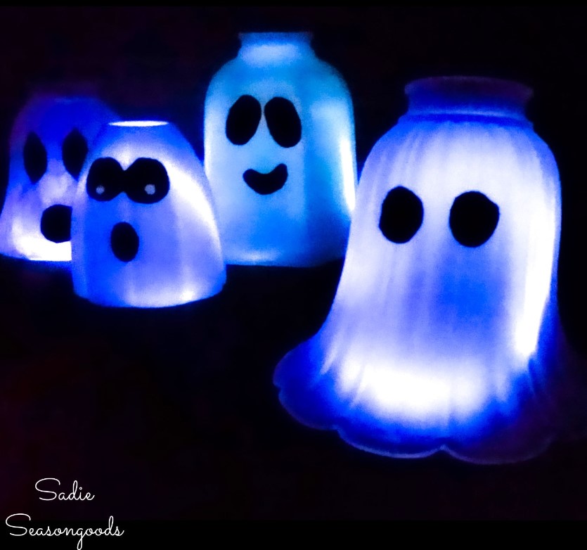 Glass Light Cover - Ghost