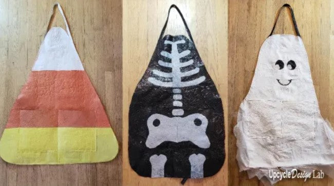 Aprons for Halloween - Plastic Bag