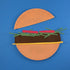 Hamburger - Paper Plate