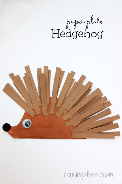 Hedgehog - Paper Plate