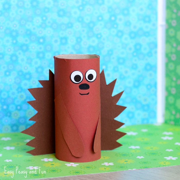 Hedgehog - Toilet Paper Roll