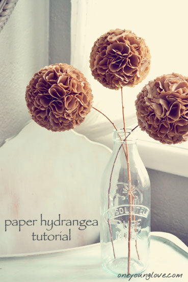 Hydrangea - Paper Bag
