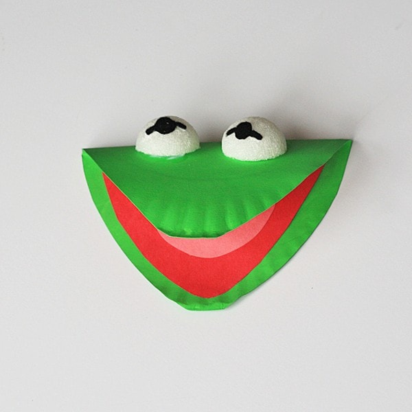 Kermit the Frog - Paper Plate