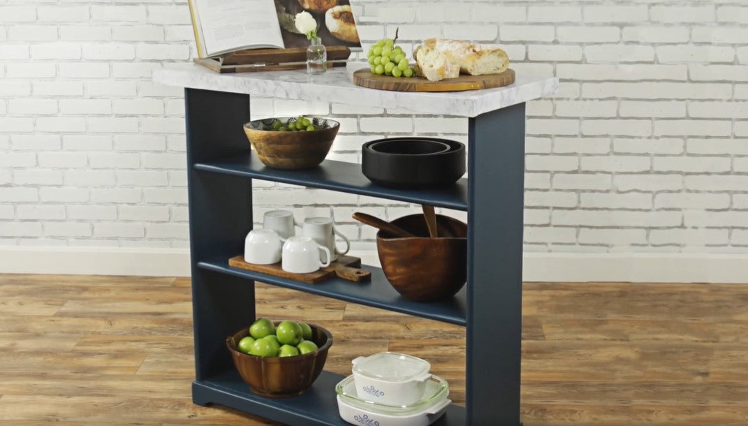 Kitchen Island - Bookcase