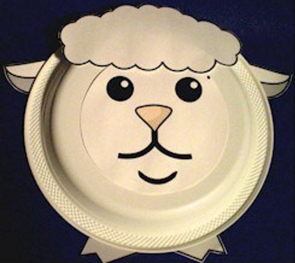 Lamb - Paper Plate
