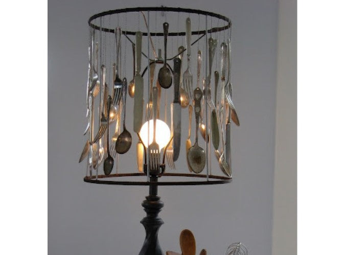 Lamp Shade - Silverware