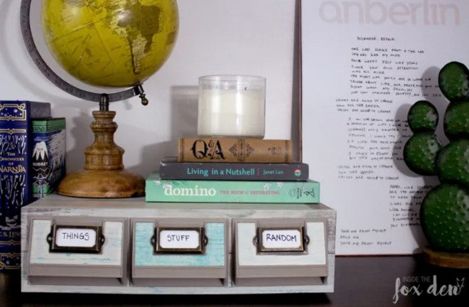 Library Card Cabinet - Cassette Tape Cabinet