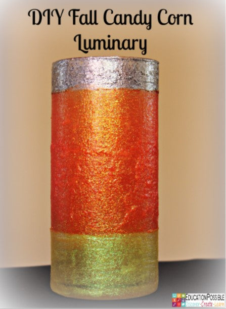 Luminary (Candy Corn) - Vase