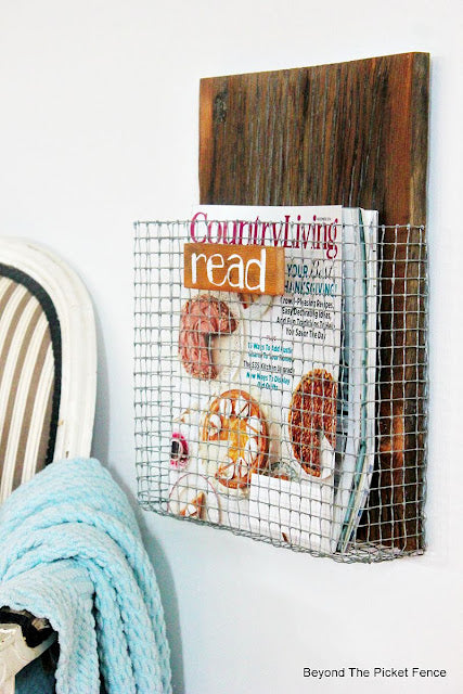 Magazine Holder - Chicken Wire