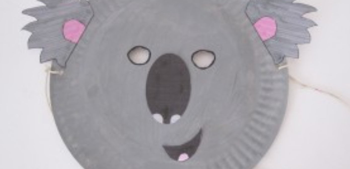 Mask (Koala) - Paper Plate