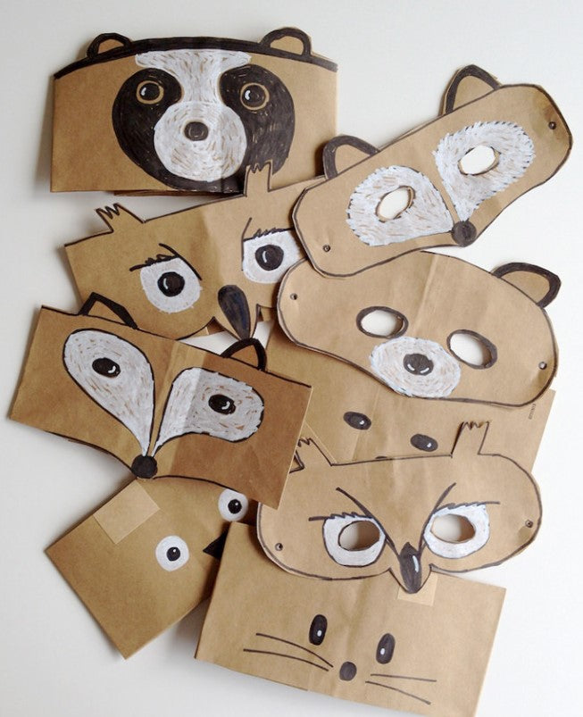 Masks (Animal style) - Paper Bag
