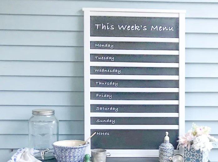 Menu Chalkboard - Crib