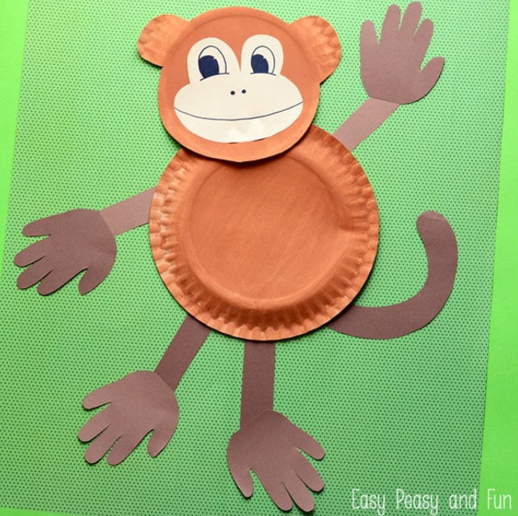 Monkey - Paper Plate