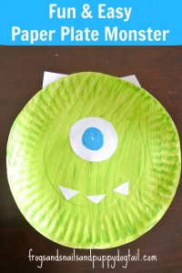 Monster - Paper Plate