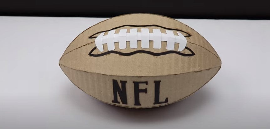 NFL Ball - Cardboard