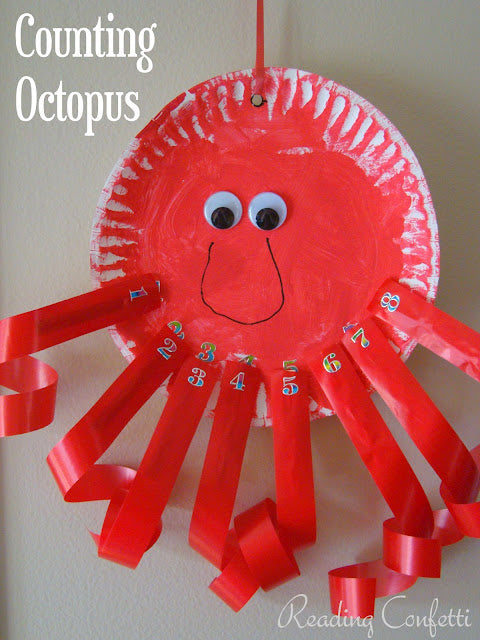 Octopus - Paper Plate