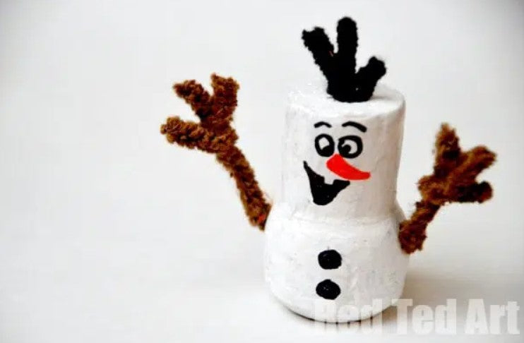 Ornament (Olaf) - Wine Cork