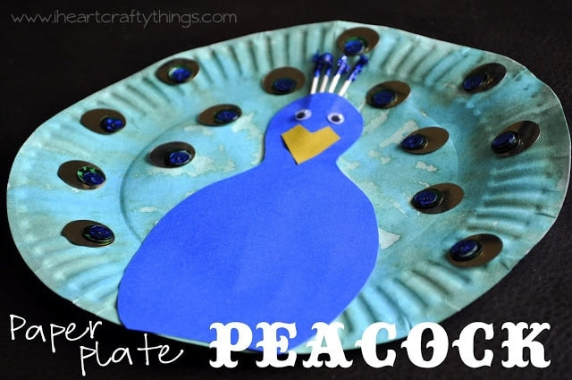 Peacock - Paper Plate