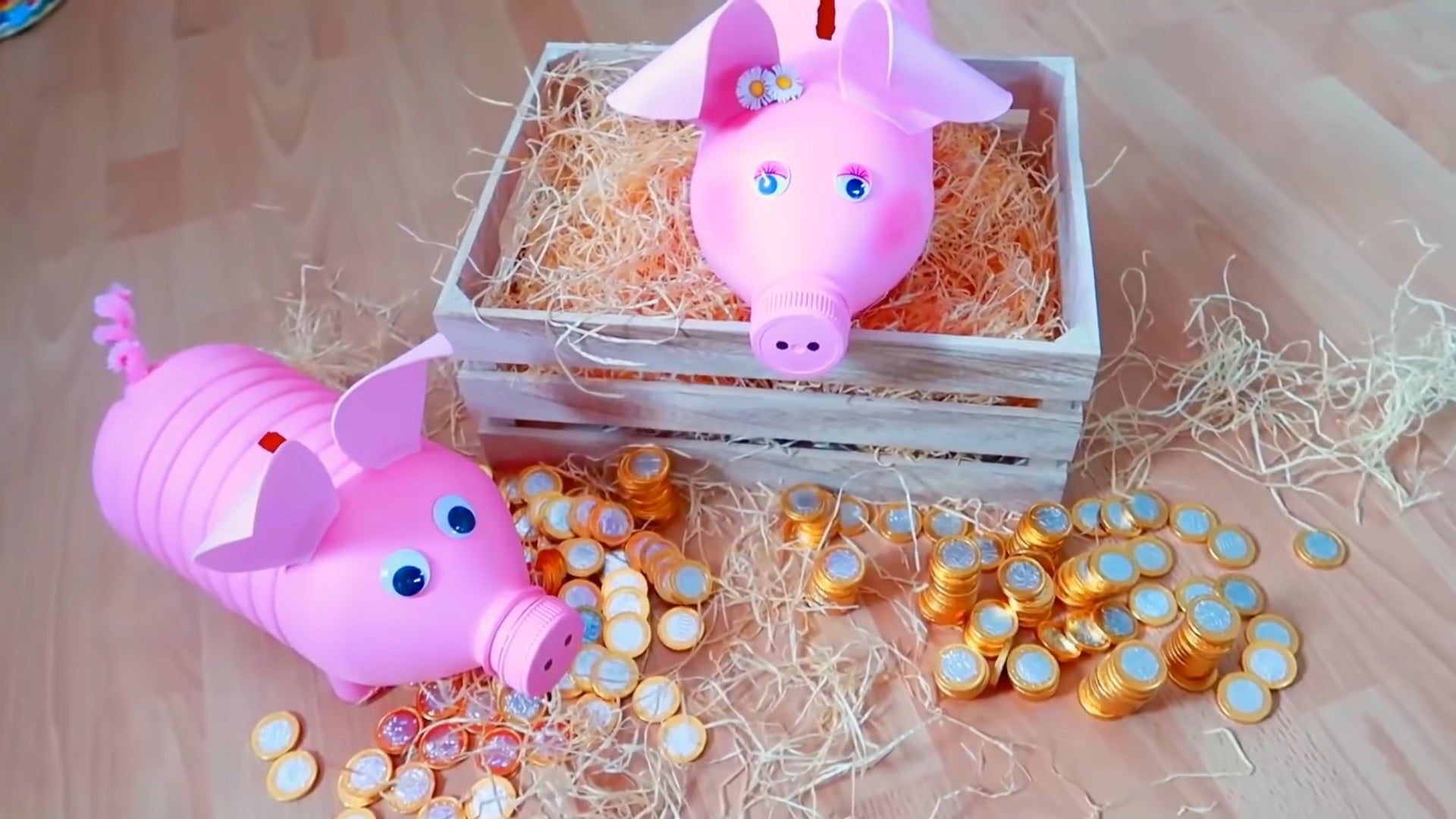 Piggy Bank - Plastic Bottles