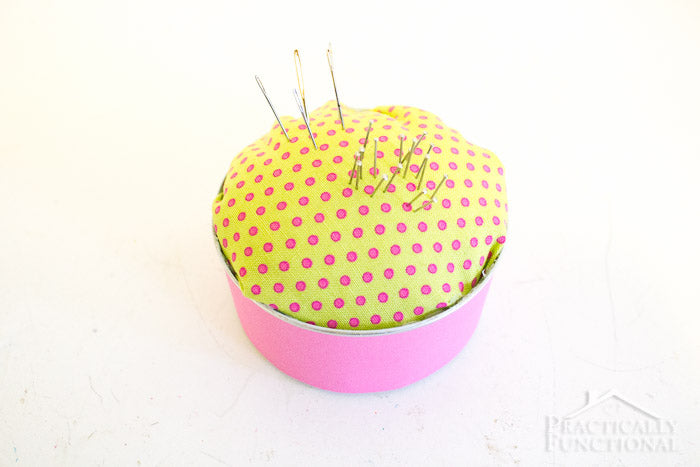 Pin Cushion - Tin Can