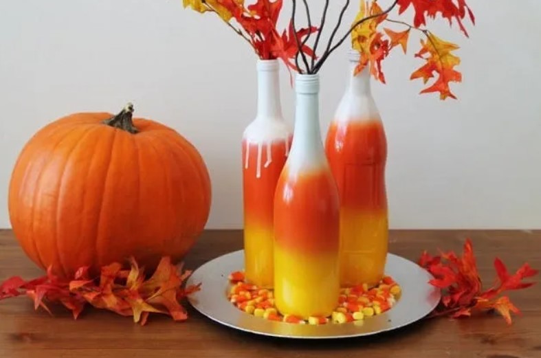 Planter (Halloween) - Wine Bottle
