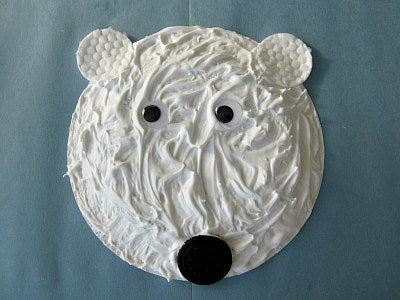 Polar Bear - Paper Plate