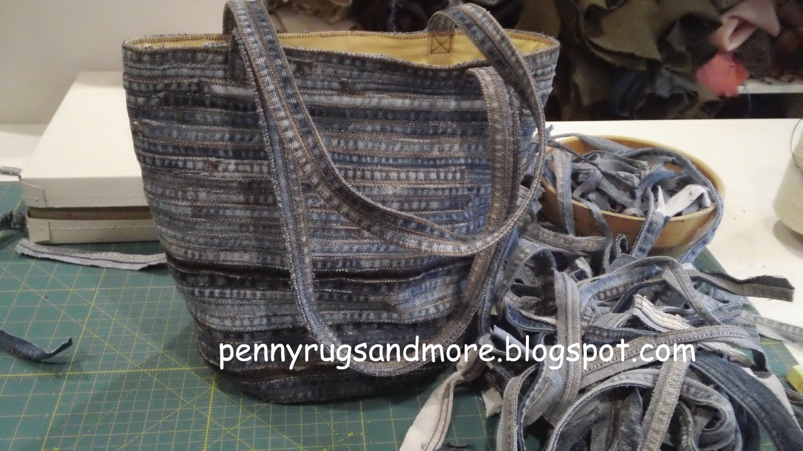 Bag (Flat Felled Seam) - Denim