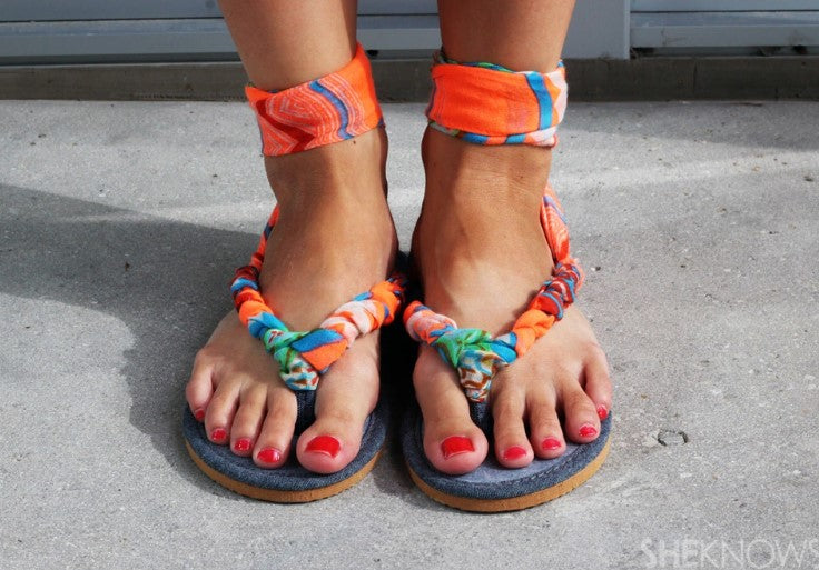 Sandals - Scarf