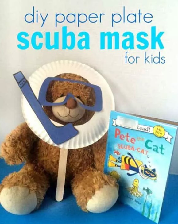 Scuba Mask - Paper Plate