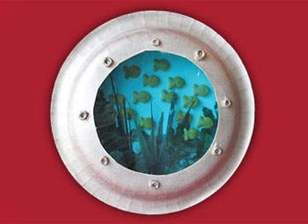 Ship’s Porthole - Paper Plate