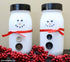 Snowman - Glass Jar