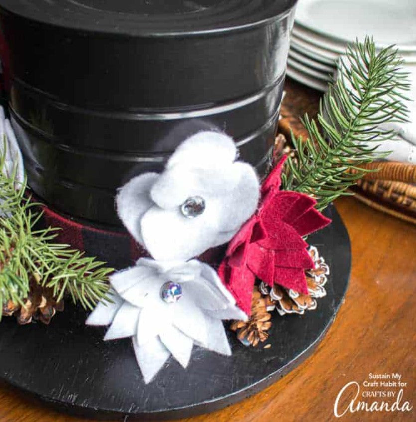 Snowman Hat - Coffee Can