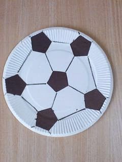 Soccer Ball - Paper Plate