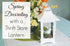 Spring Decor - Lantern