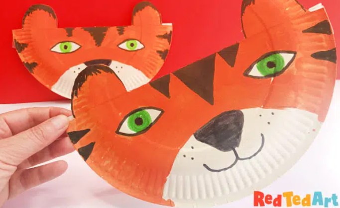 Tiger - Paper Plate